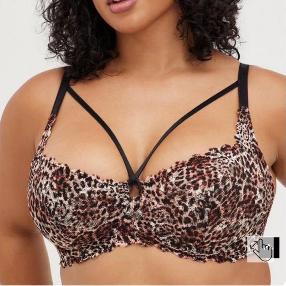Womens unlined balconette bra